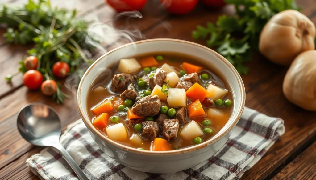 old fashioned vegetable beef soup recipe