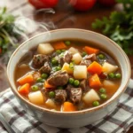 old fashioned vegetable beef soup recipe