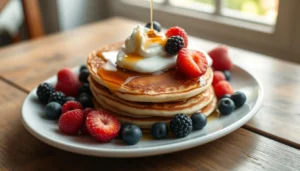 pancake recipe without baking powder