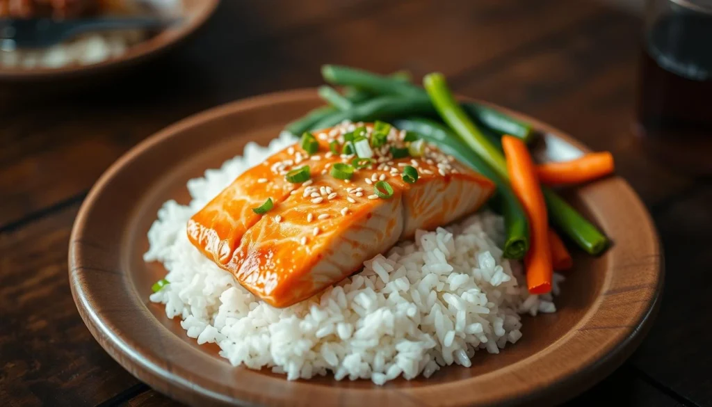 salmon rice recipe