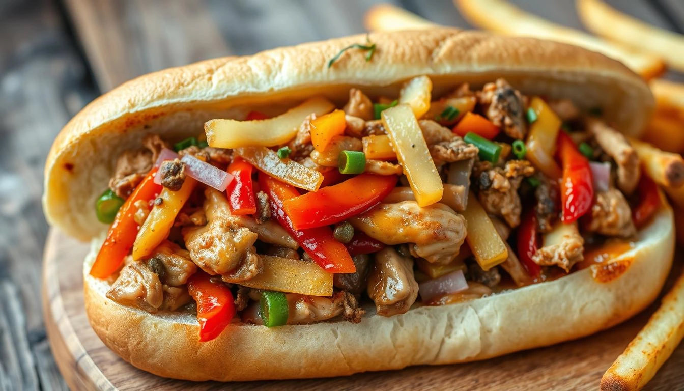 chicken philly cheesesteak recipe